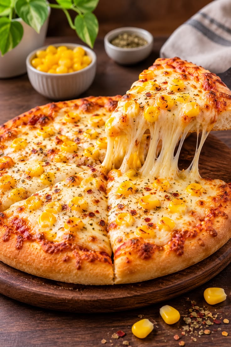 Cheese & Corn Pizza