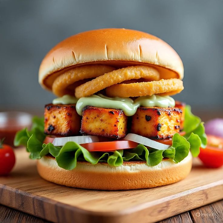 Tandoori Paneer Burger