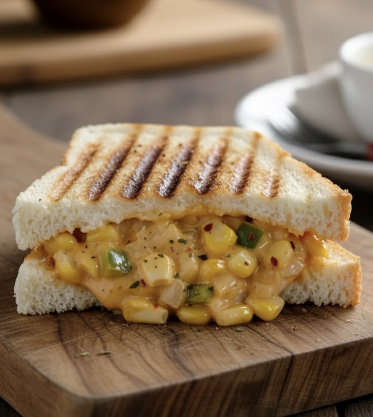 Corn & Cheese Sandwich